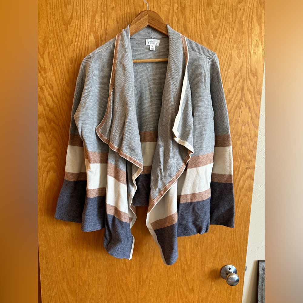 NWOT Market & Spruce Celesta Colorblock Cardigan XXL